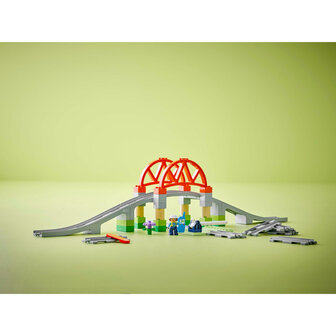 LEGO DUPLO Treinbrug en rails uitbreidingsset