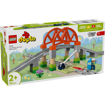 LEGO DUPLO Treinbrug en rails uitbreidingsset