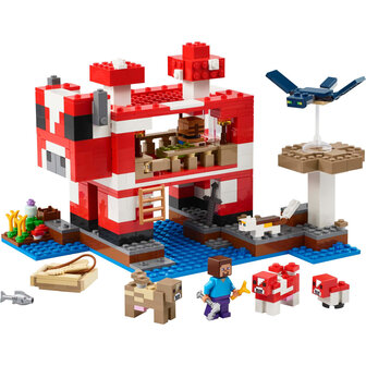 LEGO Minecraft Het Mooshroom huis