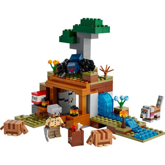 LEGO Minecraft De gordeldieren bij de mijn