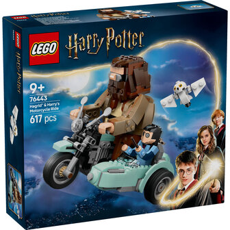 LEGO Harry Potter Hagrid en Harry&#039;s rit op de motor