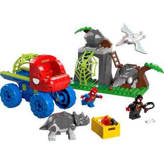 LEGO Spidey Team Spidey reddingsmissie met dinotruck