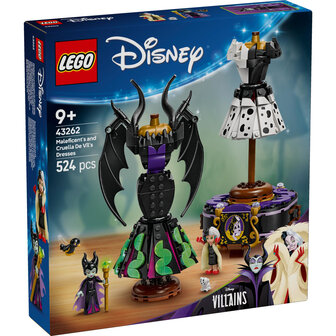 LEGO Disney Classic De jurken van Maleficent en Cruella De Vil