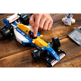 LEGO Icons Williams Racing FW14B en Nigel Mansell