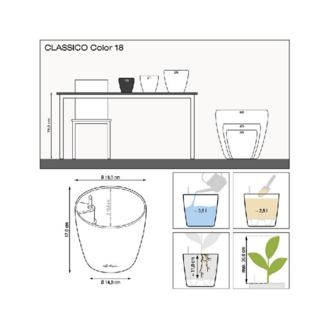 Lechuza Classico Color 18 Zandbruin