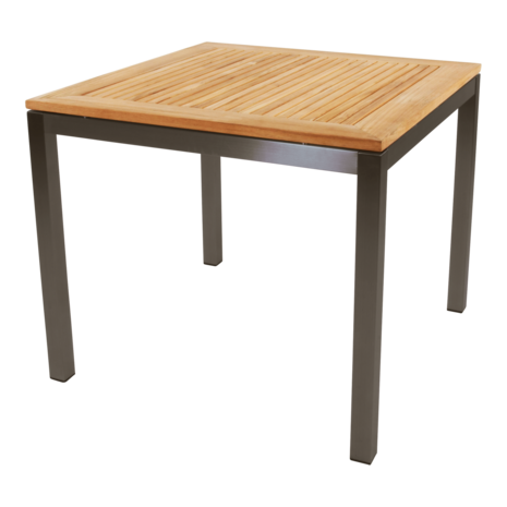 Marmaris Tafel RVS 90x90cm