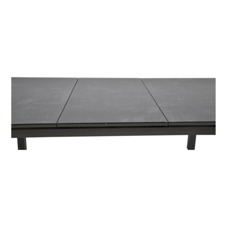 Uittrektafel Baleno Negro 180/240x75cm