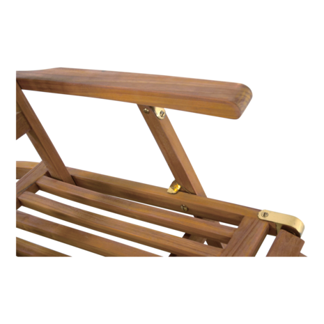 Deckchair Teak verstelbaar