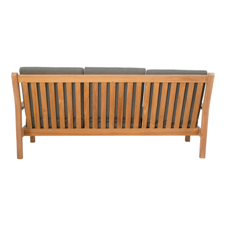 Loungebank Teak 180cm inclusief Kussens