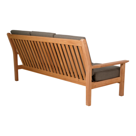 Loungebank Teak 180cm inclusief Kussens