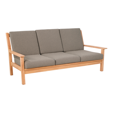 Loungebank Teak 180cm inclusief Kussens