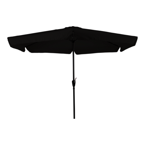 Gemini parasol met volant zwart 3 m