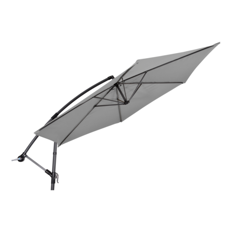 Gemini zweefparasol grijs 3 m