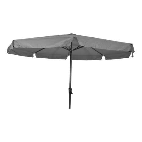 Libra parasol met volant grijs 3.5 m