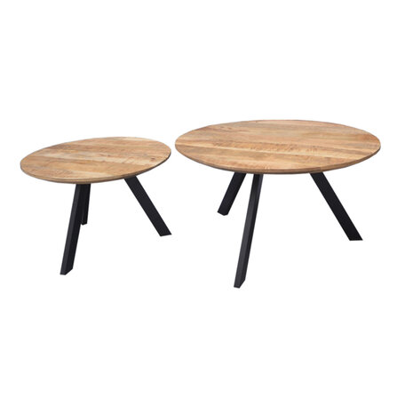 Koffie Tafel Rond Berlin 80cm