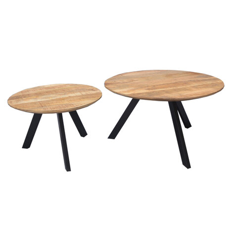 Koffie Tafel Rond Berlin 80cm