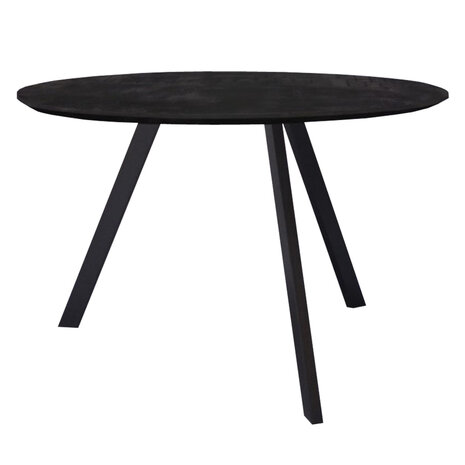 Koffie Tafel Zwart Berlin Rond 80cm 