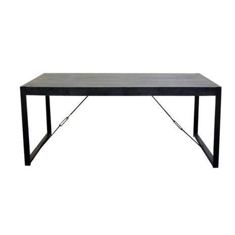 Eettafel Britt Zwart 180cm