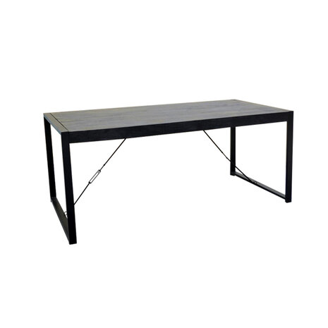 Eettafel Britt Zwart 180cm