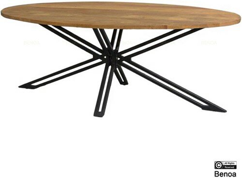 Eettafel Jayden Elipse 200cm