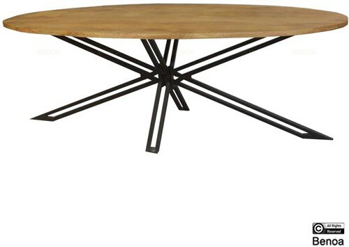 Eettafel Jayden Elipse 220cm