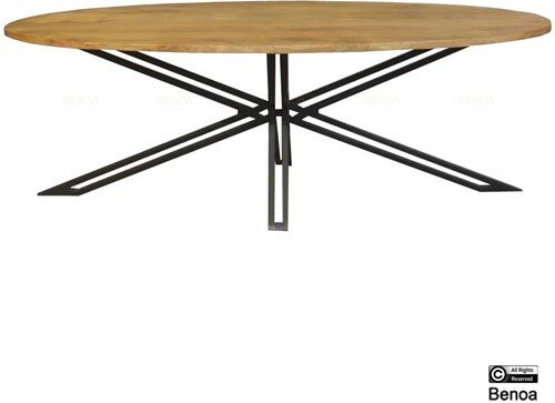 Eettafel Jayden Elipse 220cm