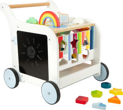 Houten Baby Olifant Loopwagen