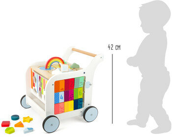 Houten Baby Olifant Loopwagen