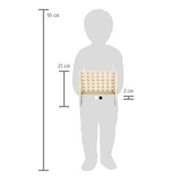 Vier op één rij Hout Gouden Editie Spel