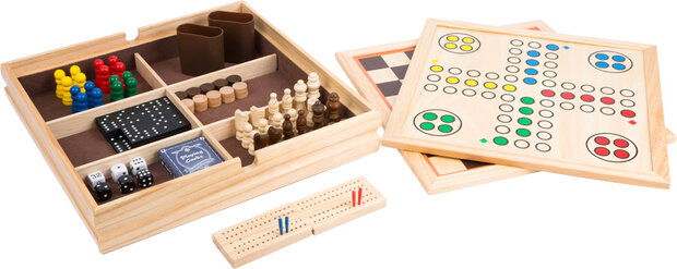 Houten Klassieke Spellen 9in1