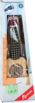 Ukelele junior 44 x 14 cm hout bruin