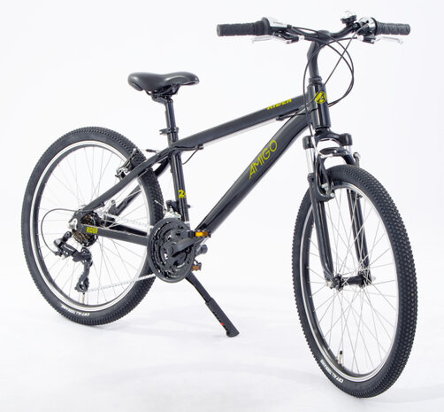 AMIGO Rider 24 Inch 36 cm Junior 21V V-Brakes Zwart