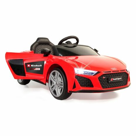 Accuvoertuig Audi R8 Spyder 18V Rood - Einhell Power X-Change incl. Starter Set