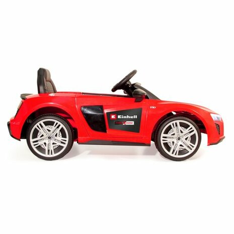 Accuvoertuig Audi R8 Spyder 18V Rood - Einhell Power X-Change incl. Starter Set