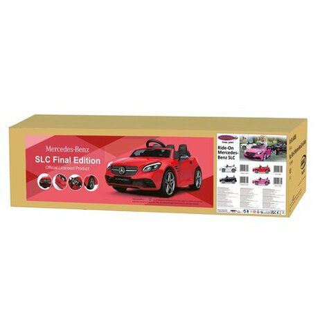 Accuvoertuig Mercedes-Benz SLC Roze 12V