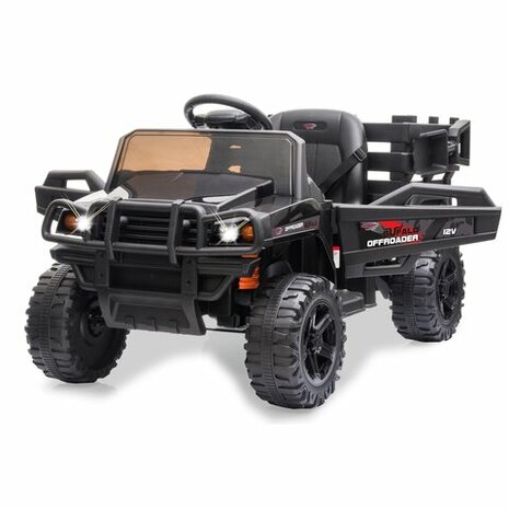 Accuvoertuig Offroader Bufalo Zwart 12V