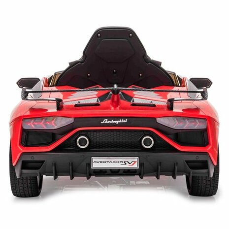 Accuvoertuig Lamborghini Aventador SVJ Rood 12V 2,4GHz