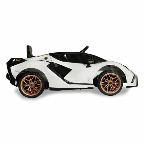 Accuvoertuig Lamborghini Sián FKP 37 Wit 12V