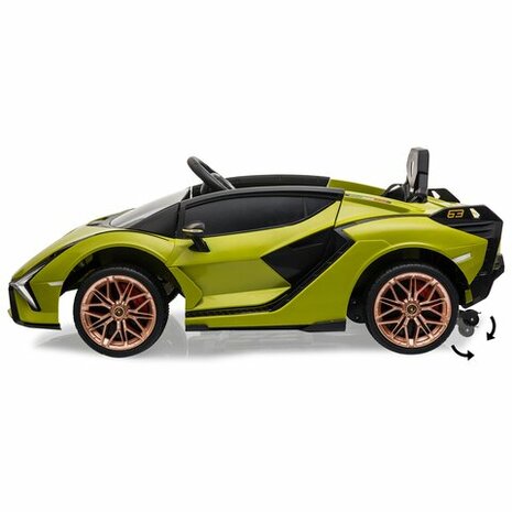 Accuvoertuig Lamborghini Sián FKP 37 Groen 12V