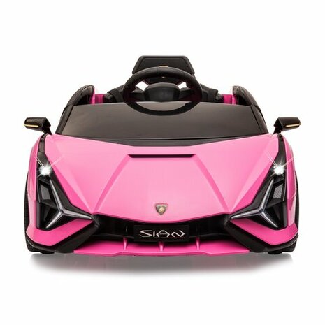 Accuvoertuig Lamborghini Sián FKP 37 Roze 12V