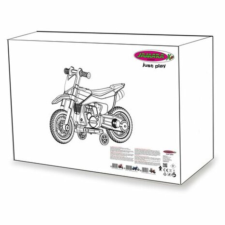 Accuvoertuig Motor Power Bike Oranje 6V