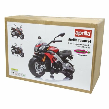 Accuvoertuig Aprilia Tuono V4 1100 RR Zwart 12V