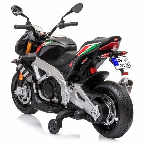 Accuvoertuig Aprilia Tuono V4 1100 RR Italiaans Design 12V