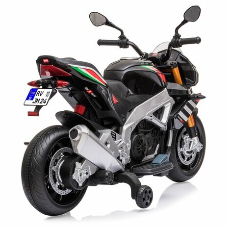 Accuvoertuig Aprilia Tuono V4 1100 RR Italiaans Design 12V