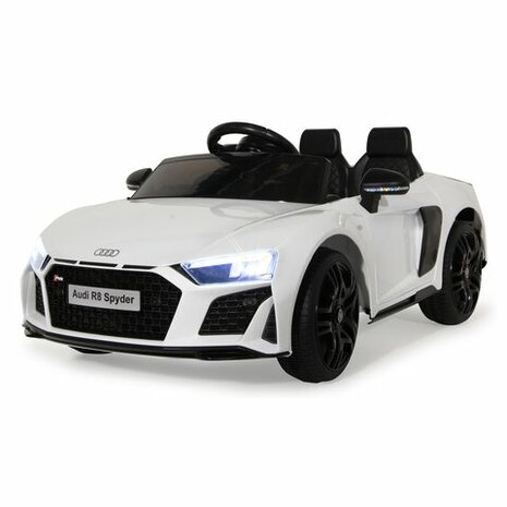 Accuvoertuig Audi R8 Spyder V10 Performance Quattro Wit