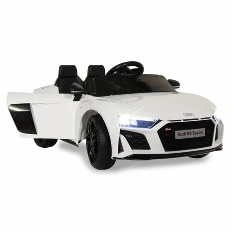 Accuvoertuig Audi R8 Spyder V10 Performance Quattro Wit