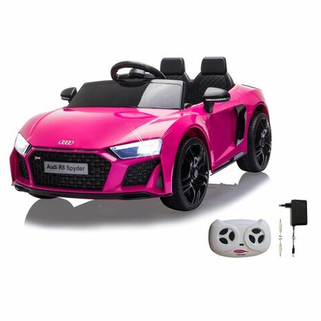 Accuvoertuig Audi R8 Spyder V10 Performance Quattro Roze