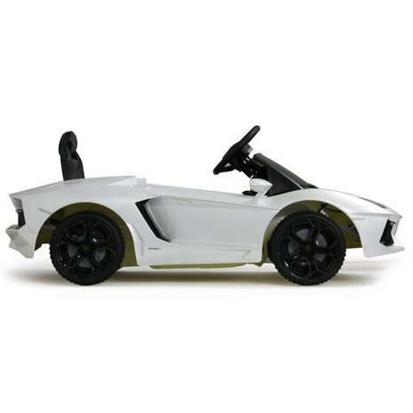 Accuvoertuig Lamborghini Aventador Wit 40MHz 6V