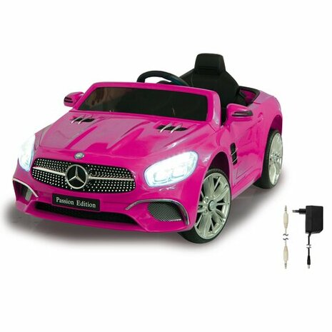 Accuvoertuig Mercedes-Benz SL 400 Roze 12V