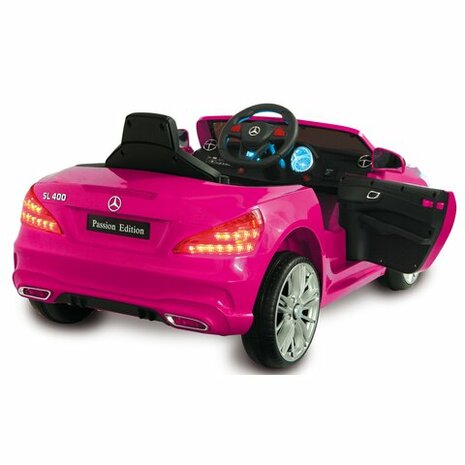 Accuvoertuig Mercedes-Benz SL 400 Roze 12V